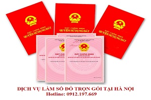 Dịch vụ làm sổ đỏ nhanh uy tín tại Hà Nội